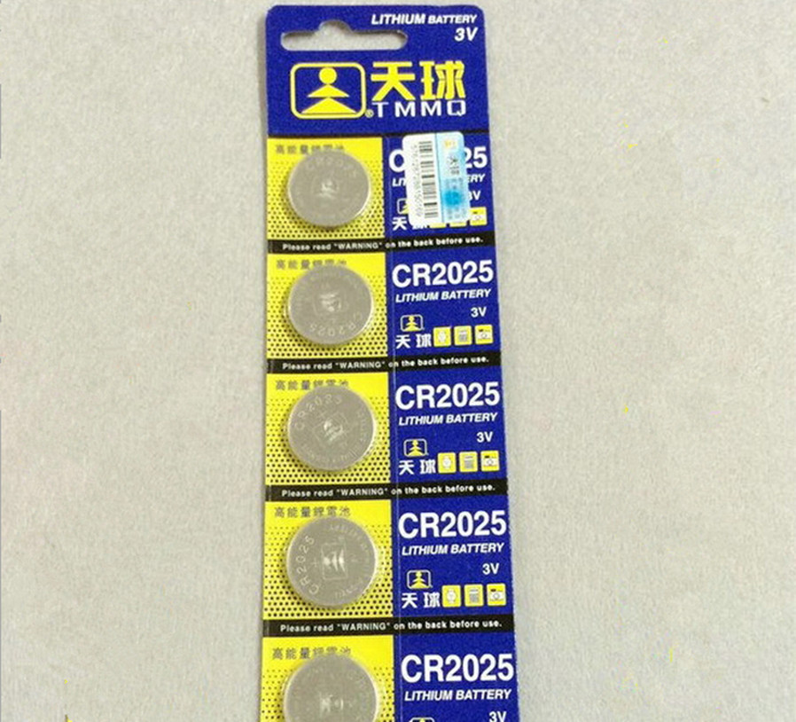 Free shipping 5 Pcs 3V LM2032 CR2032 Coin Cell Button Wholesale High Capacity Lithium Battery For