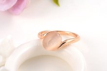 ROXI Brand 2015 Free Shipping Ellipse Opal Ring Rose Gold Wedding Rings For Men And Women