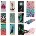 Fashion Painted Pattern TPU Silicone Soft sFor Sony Xperia T3 Case For Sony Xperia T3 M50W