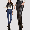 2016 Women Winter Pants Plus Velvet Thickening Slim Thermal Female Warm Trousers Legging High Waist Down