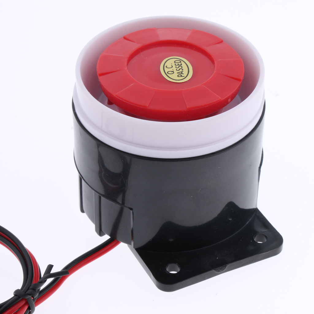 Alarma Bocina marcha atr/ás /· 105 DB /· 12-80V /· Incluye iluminaci/ón LED /· Alarma advertencia Sirena universal conducci/ón marcha atr/ás