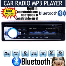 2015 новый 12 В автомобиля тюнер стерео bluetooth FM радио MP3 аудио плеер USB / SD MMC порт автомобильный радиоприемник bluetooth тюнер в тире 1 DIN