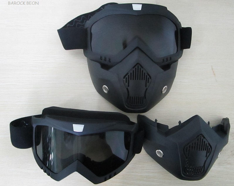 BEON Full Face Mask with Goggles 3