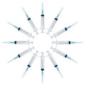 50 piece 5ml Disposable Syringe with 0 6 25mm Needle Sterile Injection