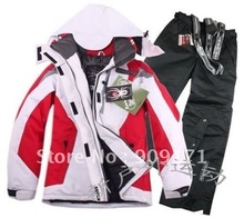 free Shipping New Women s 6 Color Ski Suits Jacket pants S XXL
