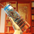 750ml Portable Handle Plastic Sport Water Bottle With Tea Infuser Outdoor Drinking Cup Tritan Tumbler Bicycle