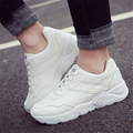 2017 high quality spring pure color women s shoes leather shoes female Korean casual shoes women