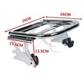 Motorcycle Chrome Detachable Tour Pak 2 UP Rack for Harley Davidson HD Electra Street Glide