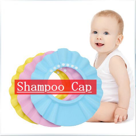  Baby Shampoo Cap Top Quality Bath Hat For Hair Wa...