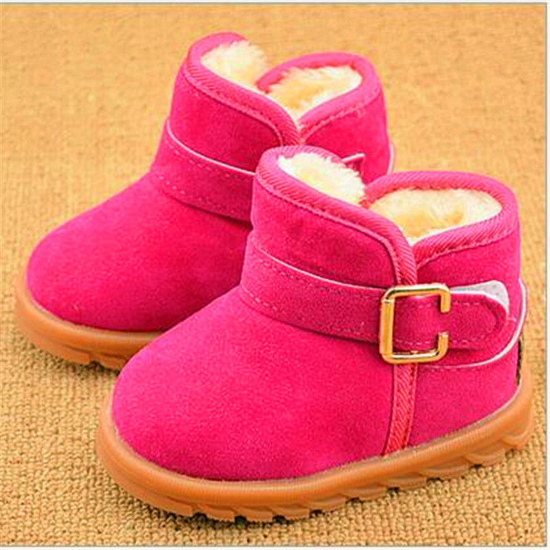 child boots shoes New Thicken Warm plush  classical kids snow boots  winter boys girls snow boots shoes   B3017