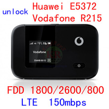 Desbloquear Huawei E5372 Vodafone R215 4 G 150 Mbps LTE Dongle wi fi roteador sem fio 4 G LTE fdd bolso wifi router pk e5786 e3276 e5776