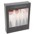 5 pcs Rose Golden Tooth Brush Oval Makeup Brushes Kits Professional Toothbrush Foundation Powder Cream Brushes
