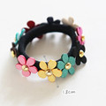 Amazing Women Girl Flower Elastic Hair Band Rope Ring Ponytail Holder Floral Hair Accessories High Quality