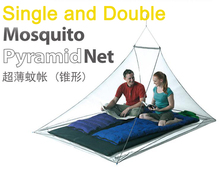 Single Double Outdoor Mosquito Net Camp travel Shield Pyramid Tent Netting Garden Fly Screen Shelters Survival kit