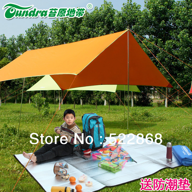 Canopy tent canopy tent awning anti- UV rain mats baked tent Yan Ting send Isomats
