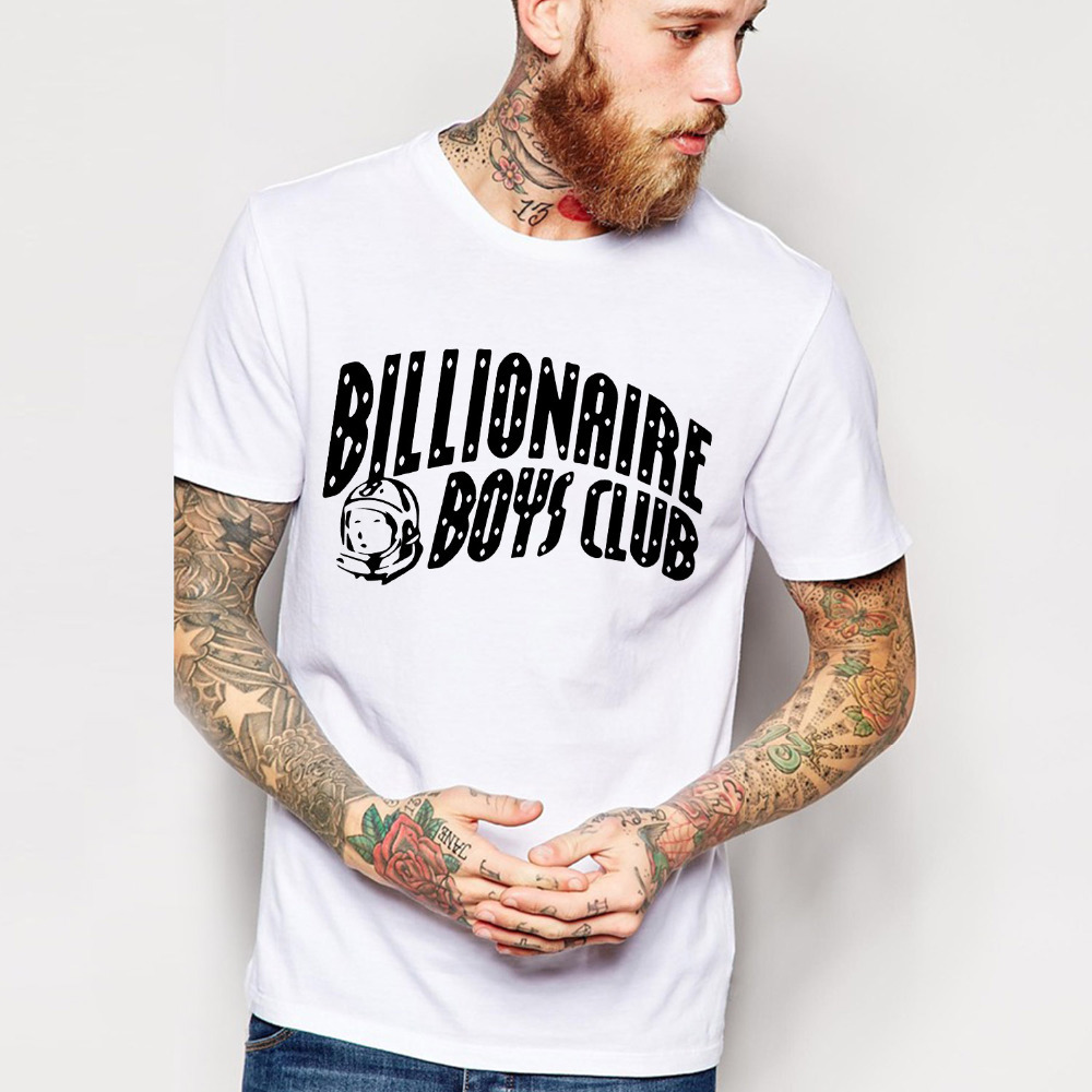 Free Shipping BILLIONAIRE BOYS CLUB T Shirt BBC T Shirts Men Hip Hop Cotton tshirt O