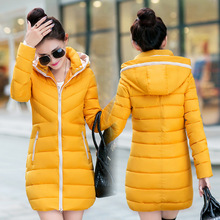 2016 winter long down cotton-padded jacket dress thickening cotton-padded clothes plus-size coat of cultivate one’s morality