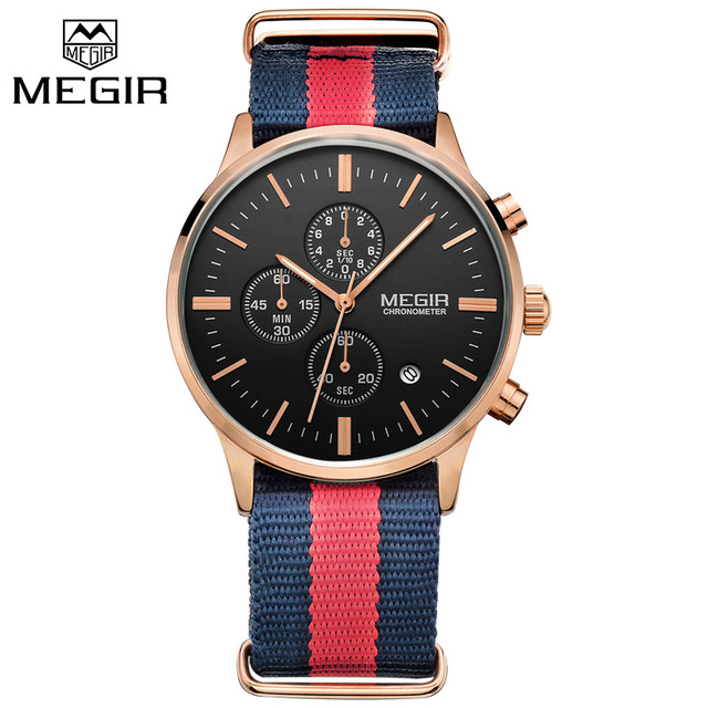 Zegarek męski MEGIR klasyczny casualowy styl różne kolory