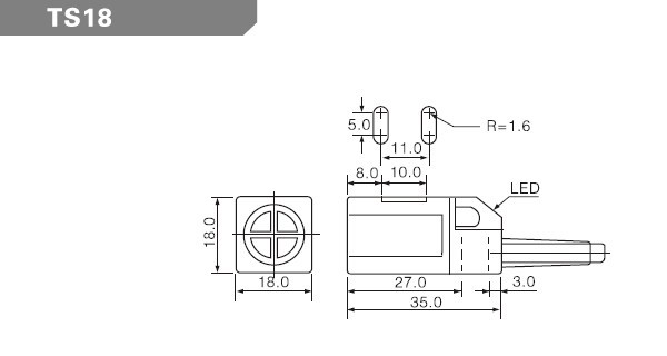 Pl 05n2 Square Proximity Switch Inductance Common Aliexpress