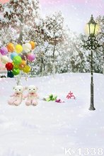 Beautiful Snow Theme Backdrops For Photo Studio Props Background Wedding/Baby/Children Romance Photography Backdrops 1.5X2m Fond