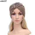 New Arrival Echo657 Hot Fashion Casual Womens Winter Warm Knit Crochet Ski Hat Braided Turban Headdress