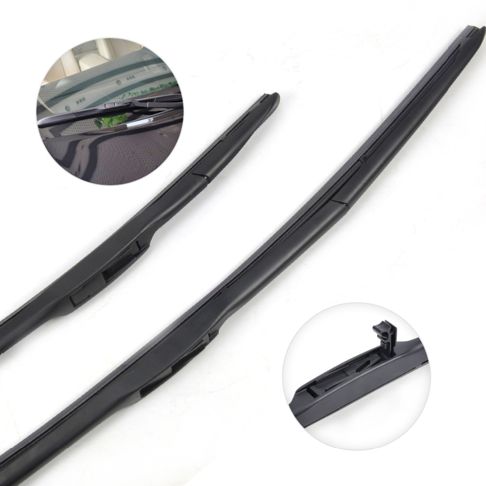Image of 26"+14" Hybrid 3 Section Rubber Rain Window Windshield Wiper Blade For Toyota Corolla 2007 2008 2009 2010 2011 2012 2013 2014