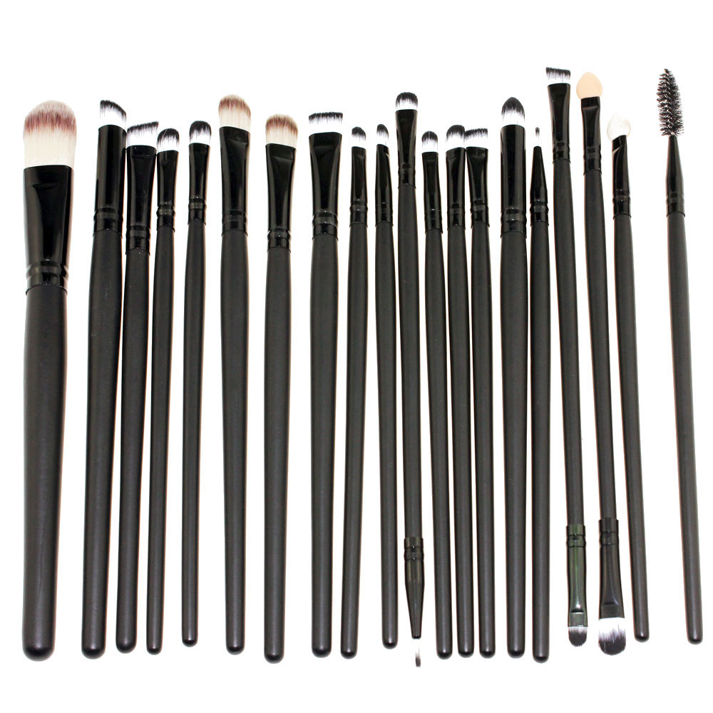 20PCS Eye Brush Set Make Up Cosmetic Brush Kit Powder Foundation Eyeshadow Eyeliner Lip Brushes Makeup