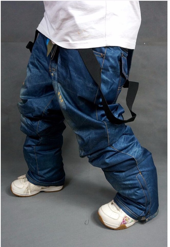 2021 Brand New Old Style Suspenders Thickened Denim Pants For Men