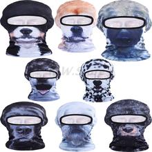 Cute Lovely Dog Animal Mask 3D Balaclava Outdoor Bicycle Cycling Motorcycle Hat Full Face Masks Sun Protection Ski Wind Dust Cap