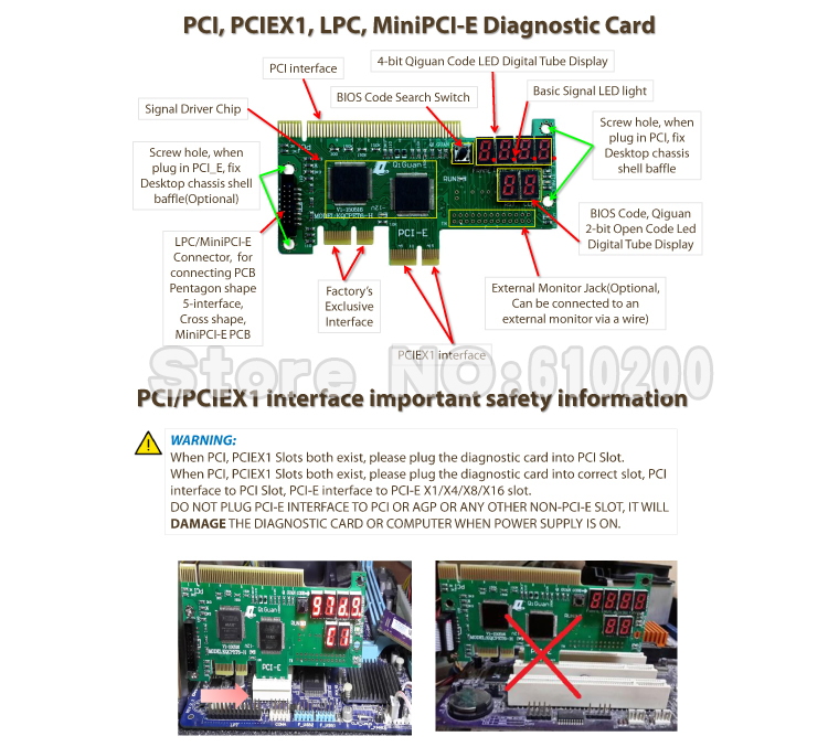 Kqcpet6-h 2  1     Universal    King     PCI PCI-E miniPCI - E LPC