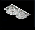 AC100 240V 44 22cm 24W Modern LED Diamond Crystal Ceiling Light Fitting Crystal Lamp Hallway Corridor