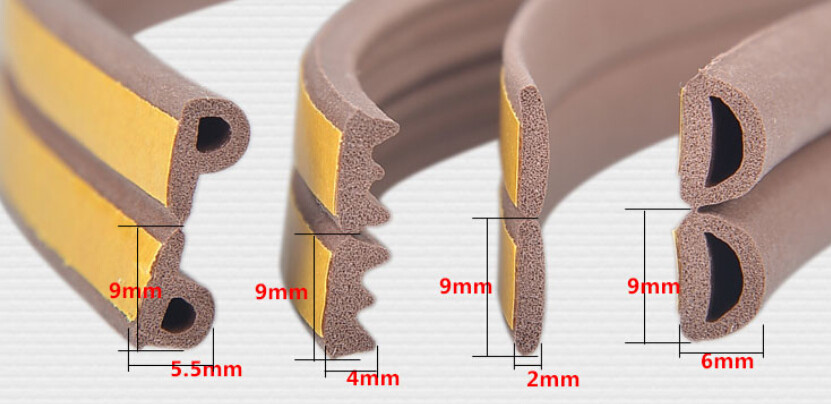 20m P Tape Wood Window Door Foam Seal Strip Weatherstrip Self Adhesive Rubber Roll Sound Insulation Foam Seal Strip Sealing Stripdoor Foam Seal Aliexpress