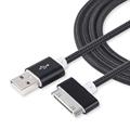 Coolsell 1 5M USB to 30 pin cable Fabric Nylon Braided Woven charger sync data cable