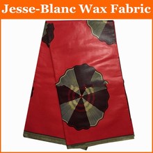 Guaranteed 100% Cotton High Quality Super Hollandais Wax Fabric 6 yards/lot