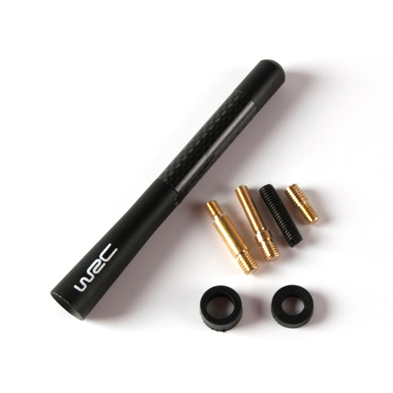 Car Antenna WRC style Carbon Fiber radio fm antena for Ford Focus MK2 MK3 Fiesta kuga Ecosport Auto accessories Free shipping