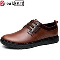 Break Out Men Shoes for Men Formal Shoes Genuine Leather Business Dress Shoes Breathable Spring Summer