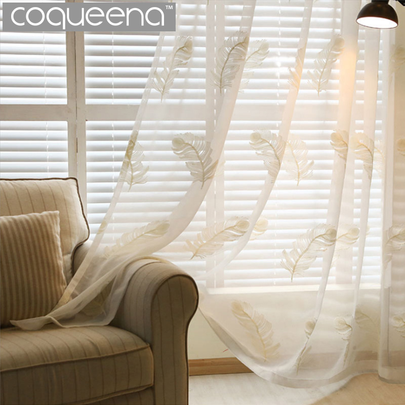 Online kopen wholesale gordijnen wit sheer uit china gordijnen wit ... Woonkamer beige gordijnen