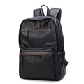 Wear resistant Backpack Men Trendy Soft Leather Business Casual Daypack Laptop Travel Packsack Korean Style Fashion