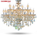 Modern Crystal Chandelier Living Room lustres de cristal Decoration Tiffany Pendants and Chandeliers Home Lighting Indoor