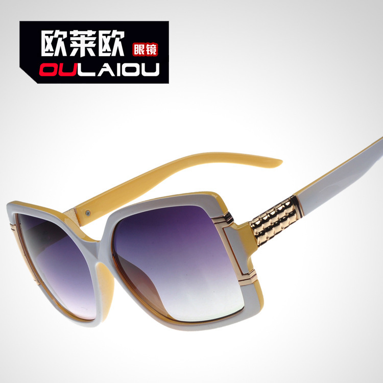 Fashion Sun Glasses Super Star Girls Cool Summer Large Round Shape