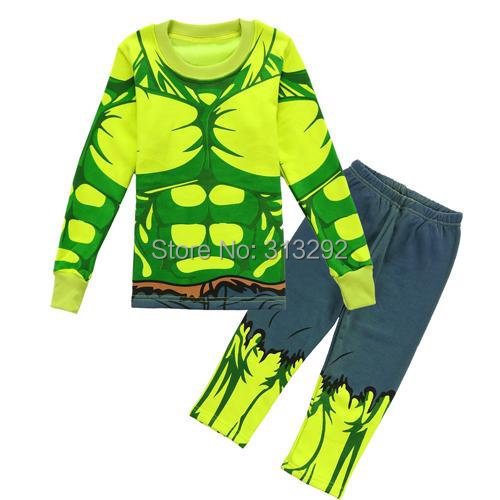 JB-2, Power, 6sets/lot, Baby/Children pajamas, long sleeve sleepwear/clothing sets for 8-12Y, 100% cotton jersey