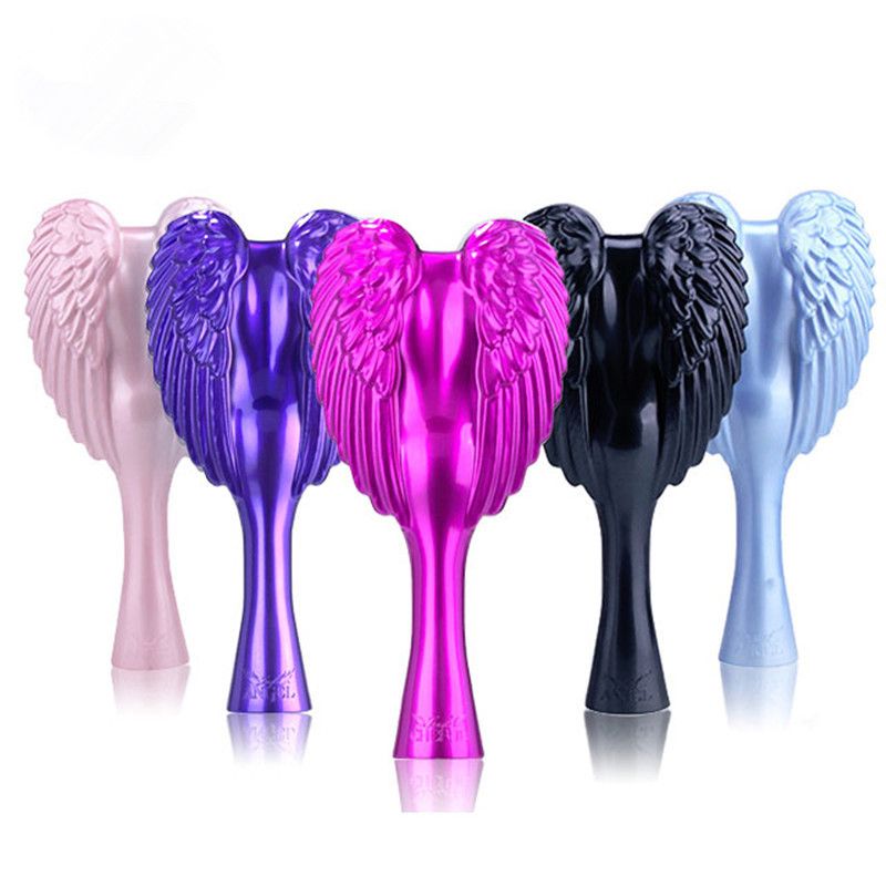 Image of 19 CM Comb 10 Colors+fast Shipping Tangle Angel Detangling Hair Brush The Professional Antibacterial Anti-static Salon Brushes