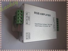 New LED RGB Amplifier DC12-24V Input 12A Current Apply for 3528&5050 SMD RGB LED Strip Light