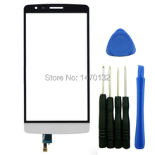 White Outer Front Touch Screen Digitizer Glass Panel Replacement for LG G3 Mini D722 D722K D722V D724 D725 D728 with tools