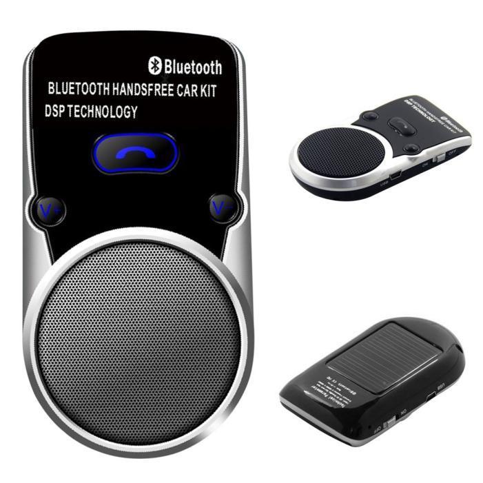 Solar Powered Bluetooth 3.0 Car Kit Hands Free Speaker Device with Car Charger Solar Powered Bluetooth 3.0 Car Kit Hands Free Speaker Device with Car Charger