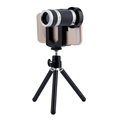 8x Zoom Telescope Camera Lens Mobile Phone Mount Tripod Stand Holder For iPhone 5s 6 6s