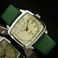 Men s Watch Japan Quartz Hours Auto Date Fashion Dress Bracelet Leather Boy Birthday Valentine Retro