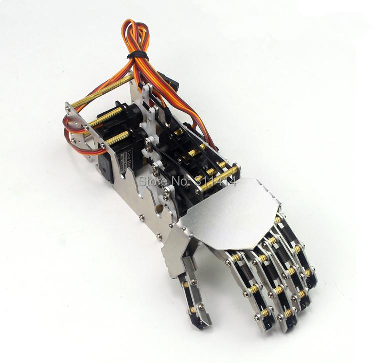 Robot Palm Humanoid Manipulator Five Fingers Anthropomorphic Left Hand w// Servo