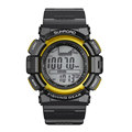 SUNROAD Waterproof Fishing Sports Barometer Altimeter LED Men Watch Outdoor Watches Weather Forecasting Yellow hombre Clock