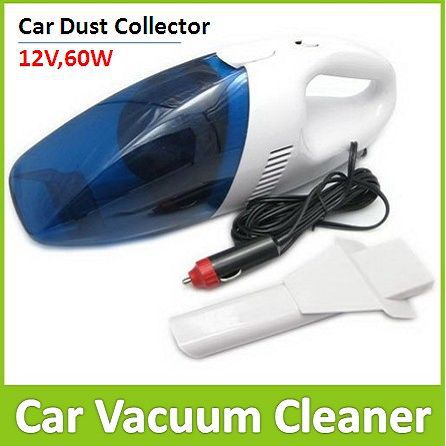 Image of Mini Handheld Car Vacuum Cleaner 12V 60W Dust Collecter